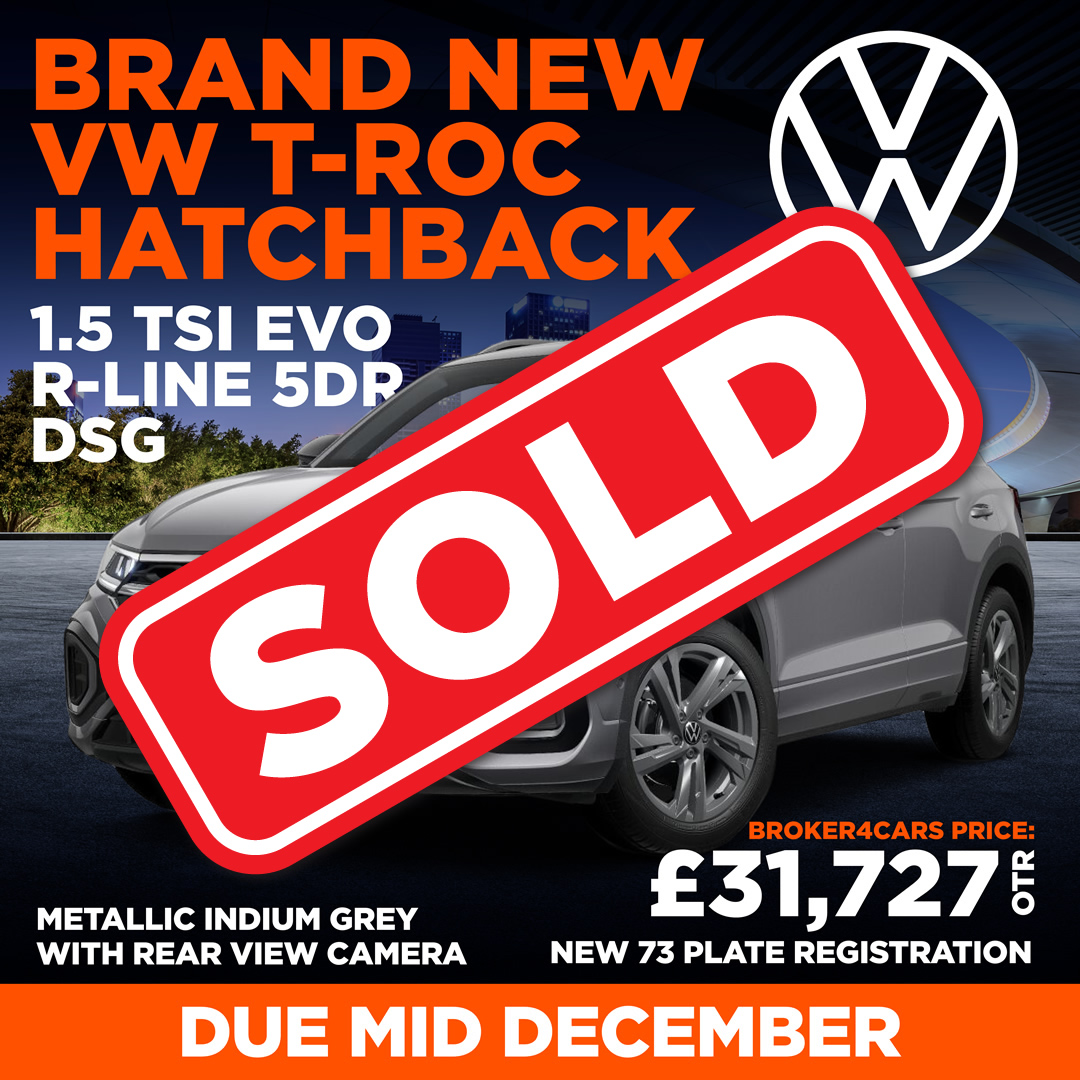 VOLKSWAGEN T-ROC HATCHBACK 1.5 TSI EVO R-LINE 5DR DSG. Sold