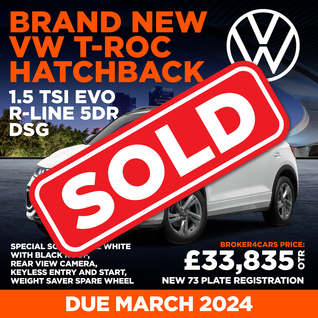 VOLKSWAGEN T-ROC HATCHBACK 1.5 TSI EVO R-LINE 5DR DSG. Sold