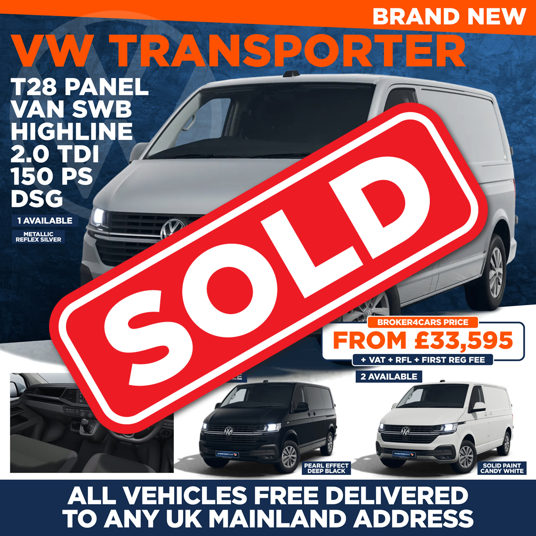 VW Transporter T28 Panel Van SWB Highline 2.0 TDI 150 PS DSG. Sold