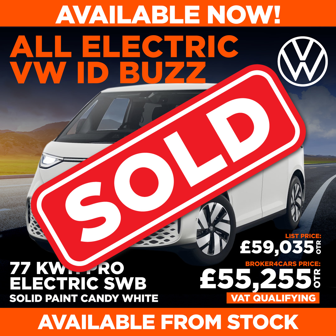 VW ID Buzz in Candy White. VERY RARE. Sold