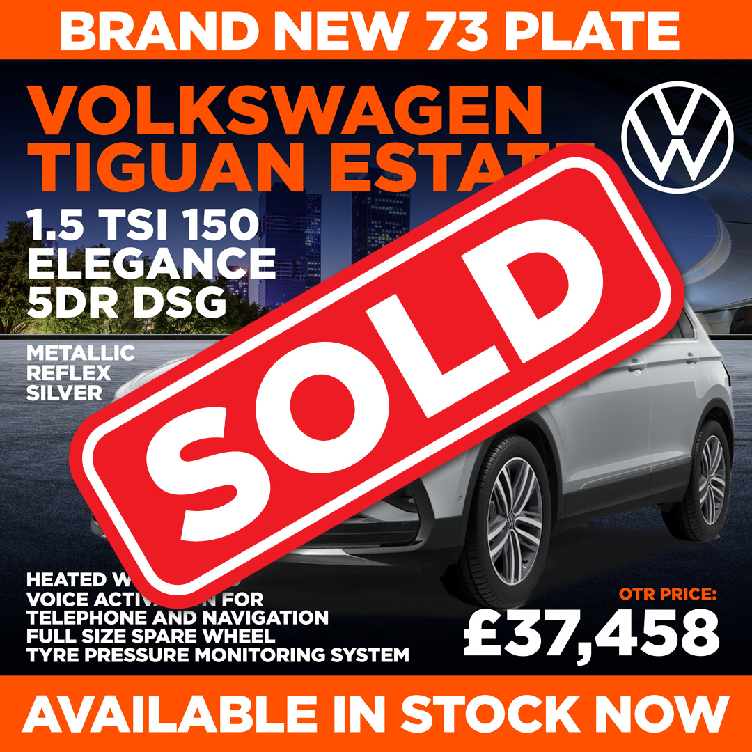 Volkswagen Tiguan Estate 1.5 TSI 150 Elegance 5DR DSG. Sold
