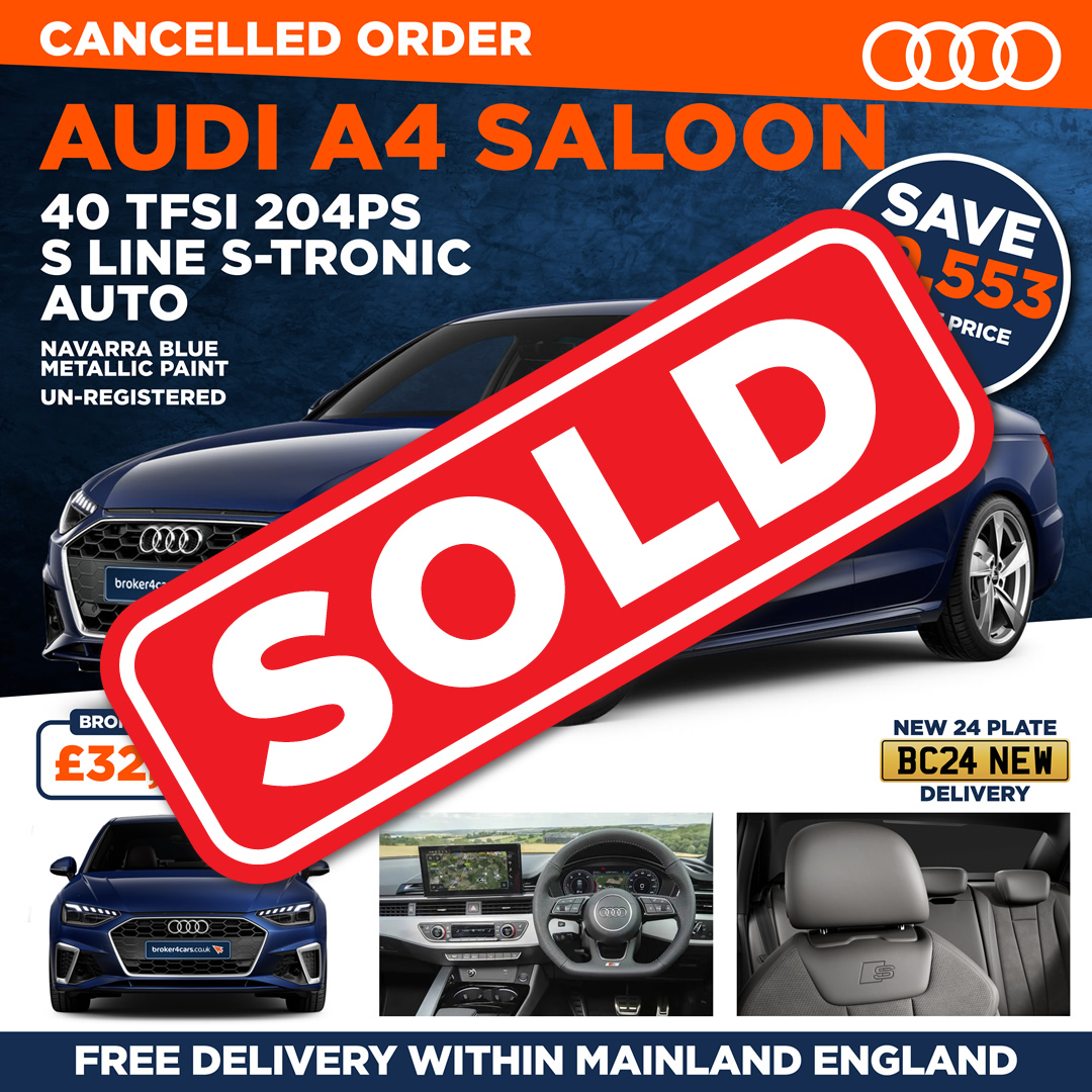 Audi A4 Saloon 40 TFSi 204ps S Line Manual. Sold