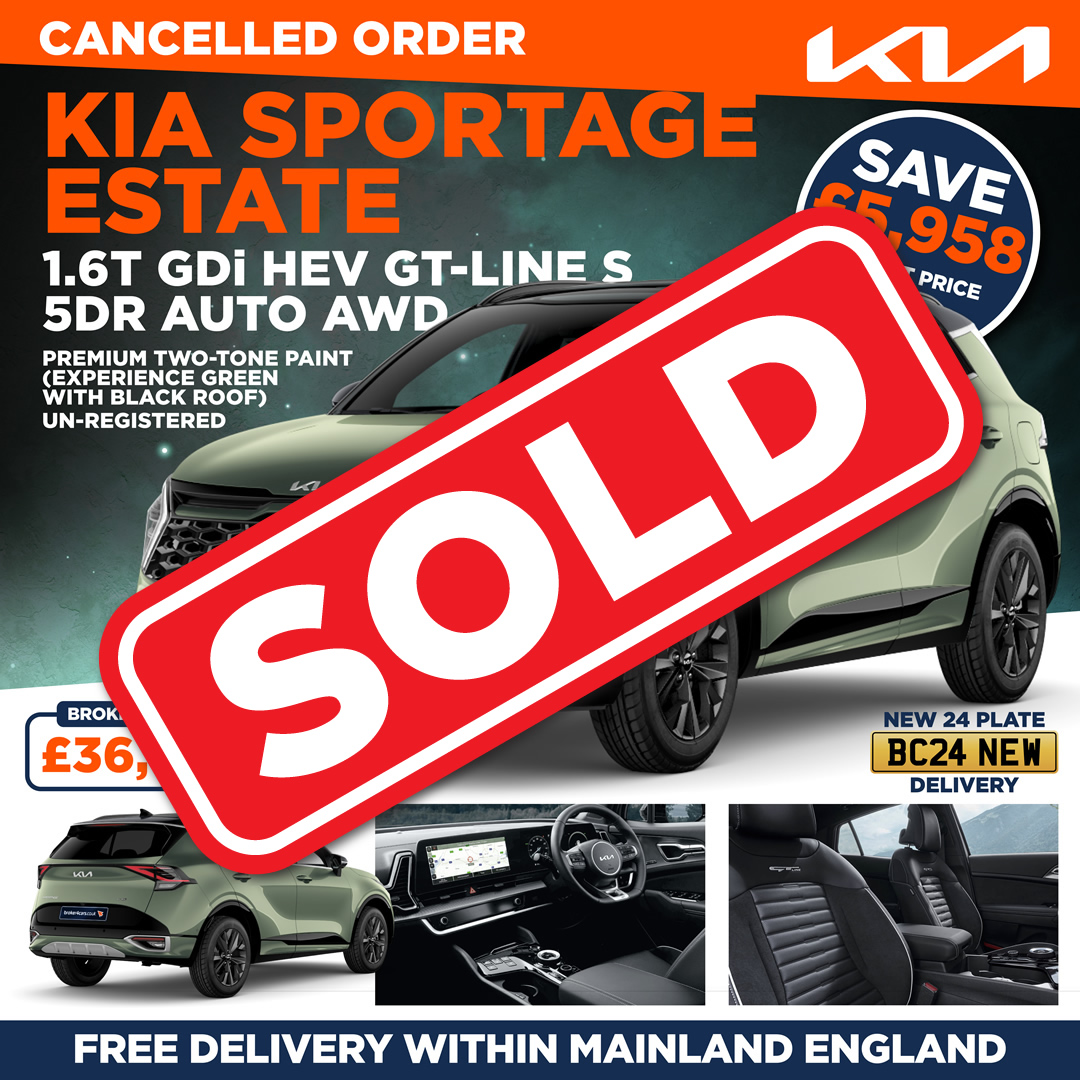 KIA SPORTAGE ESTATE 1.6T GDi HEV GT-Line S 5dr Auto AWD. Sold