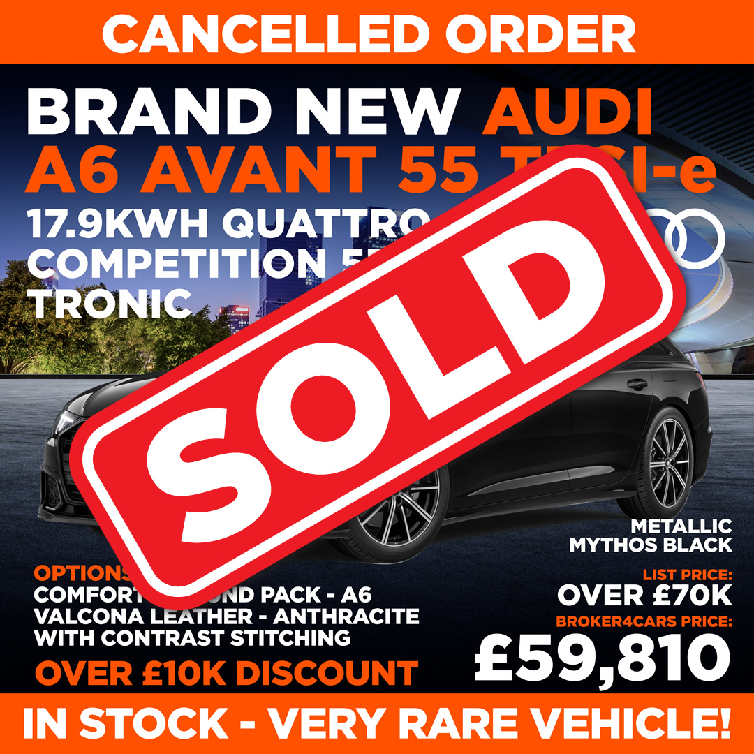 AUDI A6 AVANT 55 TFSI-e 17.9kWh Quattro Competition 5dr S Tronic. Sold