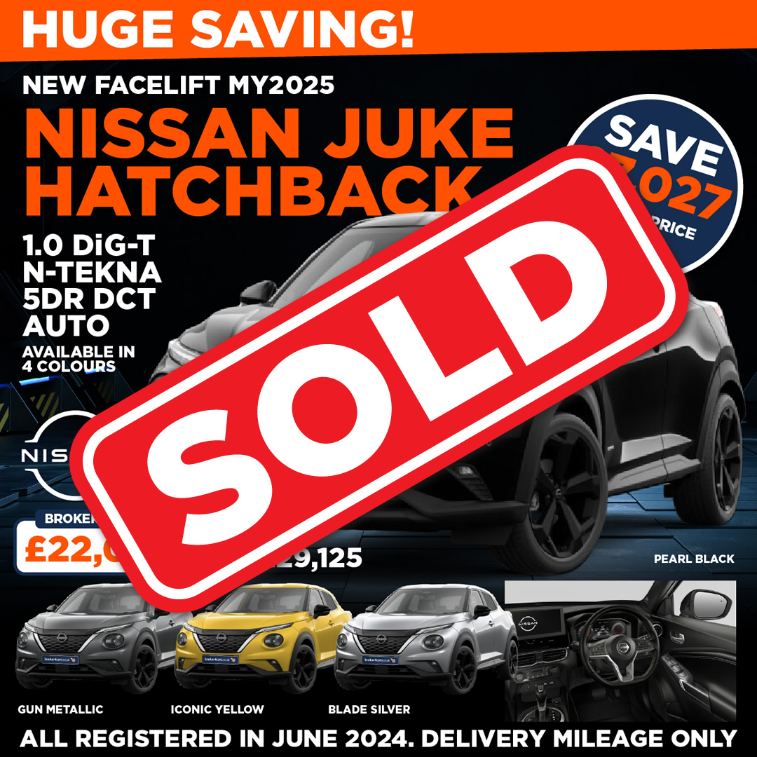 NEW FACELIFT MY2025 NISSAN JUKE HATCHBACK 1.0 DiG-T N-Connecta 5dr Manual. Sold