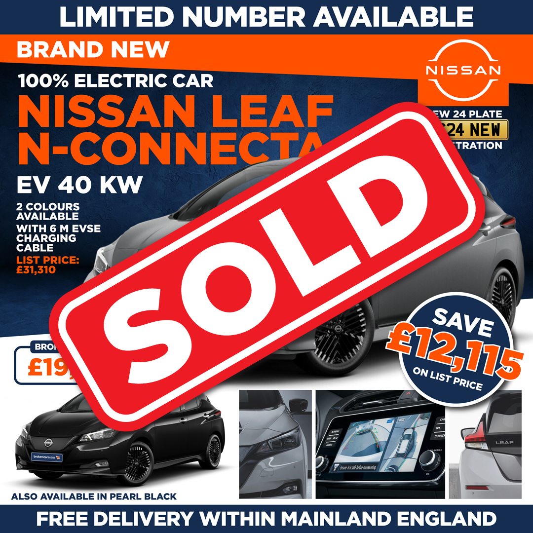Nissan Leaf N-Connecta 40KW. Sold