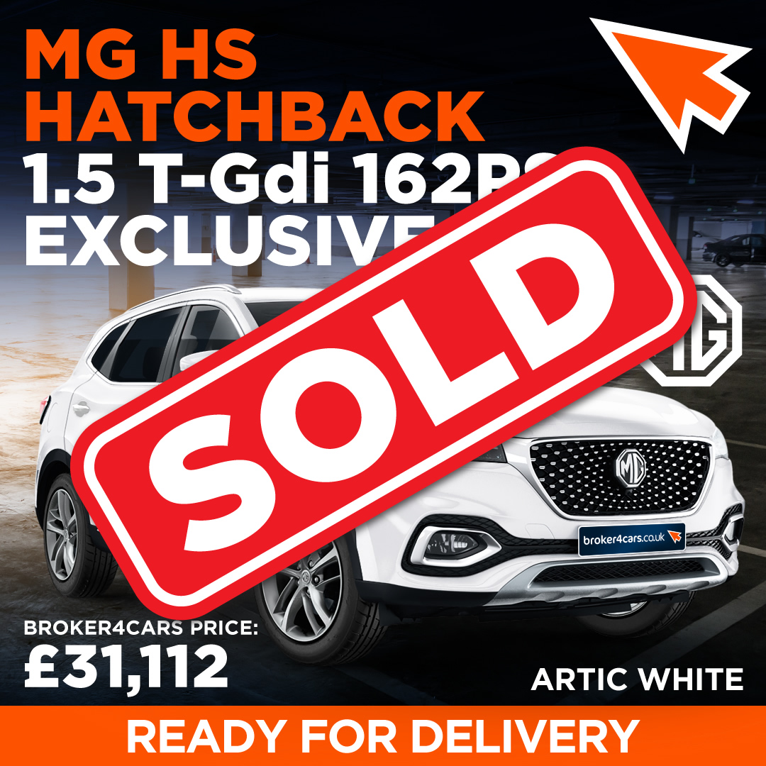 MG HS Hatchback 1.5 T-Gdi Exclusive Auto. Artic White. Ready for Delivery. Broker4Cars Price £31,112