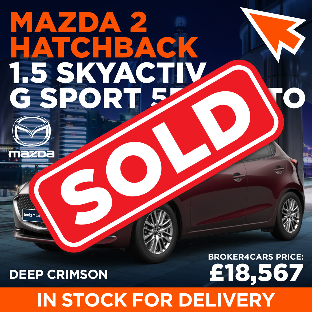 Mazda 2 Hatchback 1.5 Skyactiv G Sport 5DR Auto. Deep Crimson. In Stock for Delivery. Broker4Cars Price £18,567