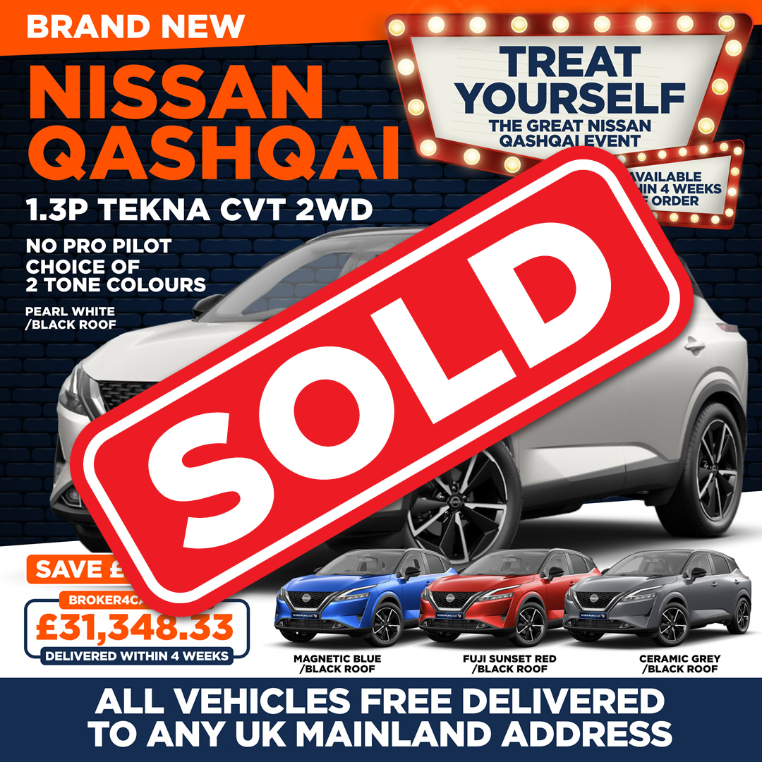 Brand New Nissan Qashqai 1.3P Tekna CVT 2WD. Sold