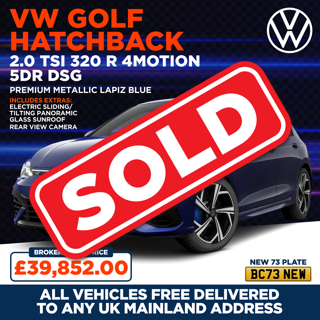 VOLKSWAGEN GOLF HATCHBACK 2.0 TSI 320 R 4MOTION 5DR DSG. Sold