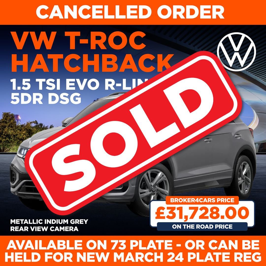 VOLKSWAGEN T-ROC HATCHBACK 1.5 TSI EVO R-LINE 5DR DSG. Sold