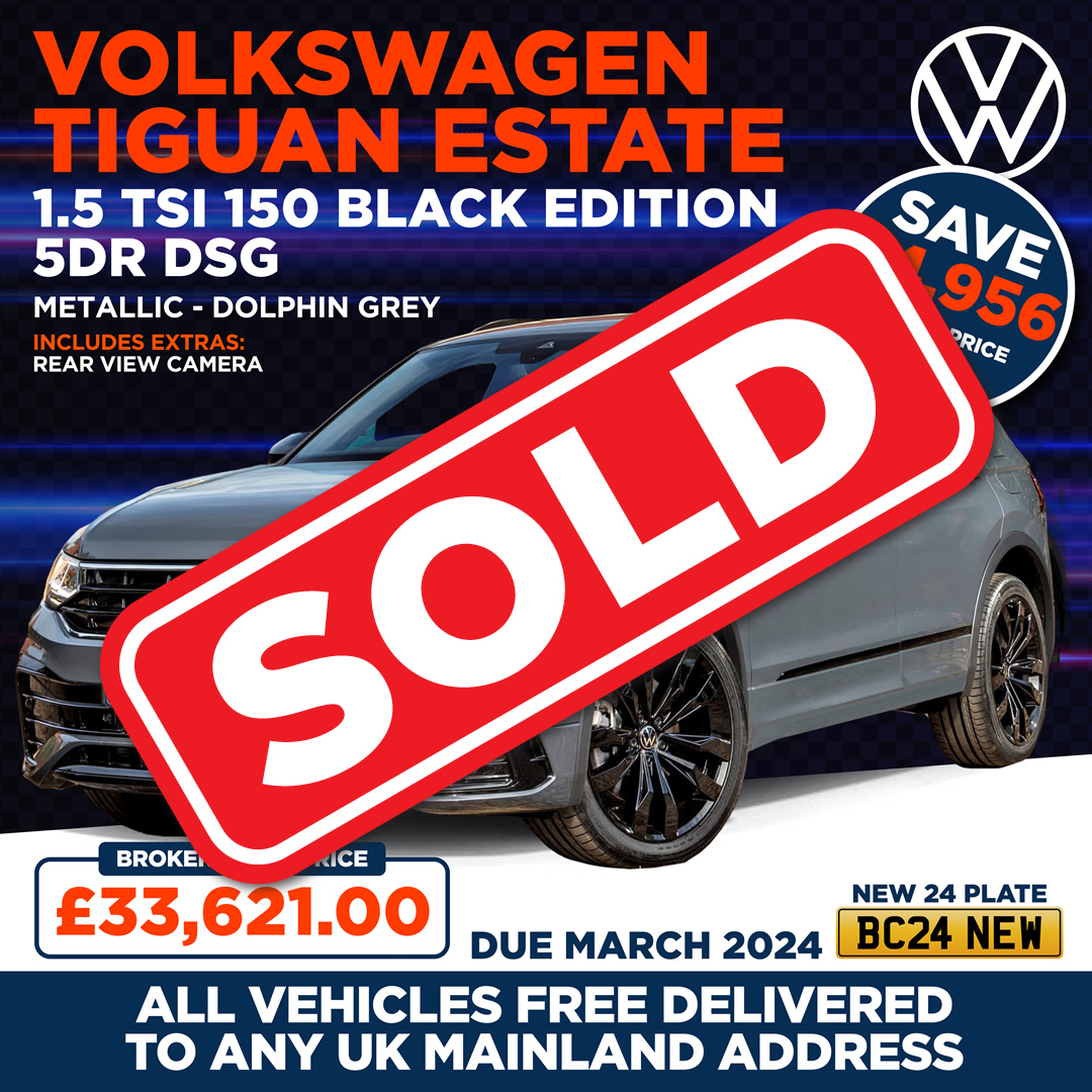 VOLKSWAGEN TIGUAN ESTATE 1.5 TSI 150 BLACK EDITION 5DR DSG. Sold